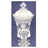 Fostoria Coin Dot Candy Jar w/ Lid