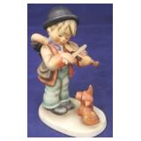 Goebel Hummel "Boy w/ Dog" - 5 1/4" tall