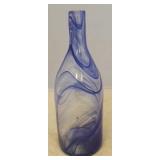 Art Glass Bottle - 12" tall