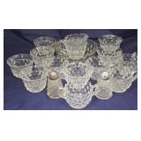 16 pc. Assorted Fostoria American Glass Items