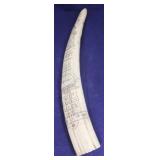 Decorative Faux Carved Bone/Tusk
