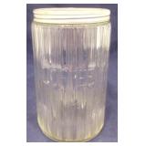 Vintage Glass Coffee Jar