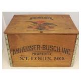 Budweiser Wood Crate - 12 x 18 x 11