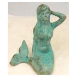Cast Iron Mermaid Statue