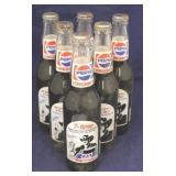 Set of 6 Pepsi Richard Petty Full Glass bottles