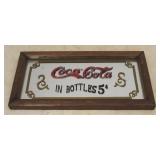 Vintage Coca-Cola Mirror - 9 x 4 1/2