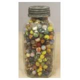 Atlas Mason Jar Full of Marbles