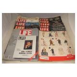 Lot of 10 Vintage Life Magazines