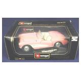 Burago 1957 Corvette 1/18 Scale Model Car