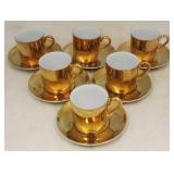 6 pc Cups & Saucers Set - 12 pcs