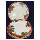 Set of 6 Franciscan Apple Plates