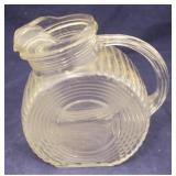 Glass Pitcher - 6 1/2" tall