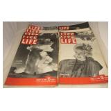 Lot of 10 Vintage Life Magazines
