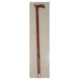 Wood Cane w/ Dagger Handle