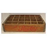 Vintage Pepsi-Cola Wood Crate