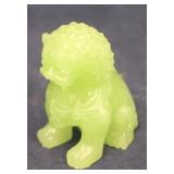 Jade Foo Dog Figure - 2 1/2" tall
