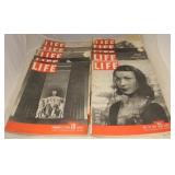 Lot of 10 Vintage Life Magazines