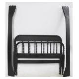 Twin Size Spool Carved Bed Frame