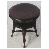 Ball & Claw Foot Piano Stool