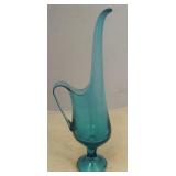 Blue Glass Pitcher / vase