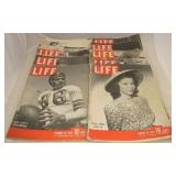 Lot of 10 Vintage Life Magazines
