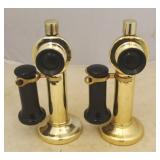 Pair of Avon Candlestick Phone Perfume Bottles