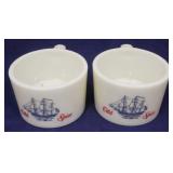 Lot of 2 Old Spice Shaving Mugs