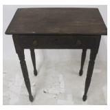 One-Drawer Turned Leg Stand