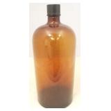 Amber Glass Medicine Bottle