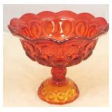 Moon & Star Amberina Compote