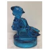 Blue Glass Figure