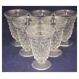 Set of 6 Fostoria American Glasses