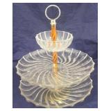 3 Tier Glass Serving Dish