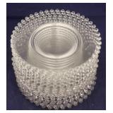 Set of 15 Candlewick Glass Plates