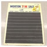 Morton Salt Metal Sign Chalkboard