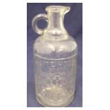 White House Vinegar Bottle - 7" tall