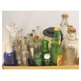 Tray Lot of Assorted Glass Items