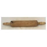 Wood Rolling Pin - 16 1/2" long