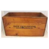 Trojan Powder Co. Explosives Wood Crate