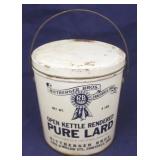 Rittberger Bros. Pure Lard Metal Tin