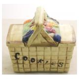 Picnic Basket Cookie Jar - 7 1/2 x 8 1/2 x 6