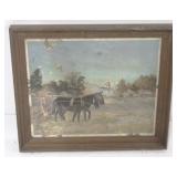 Framed Farm Print - AS IS