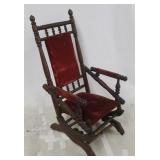 Carved Victorian Platform Rocker