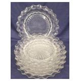 Set of 6 Fostoria American Plates