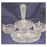 5pc. Assorted Fostoria American Glass Items