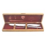 Gerber 2 pc Carving Set w/ Wood Box