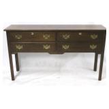 4 Drawer mahogany sideboard