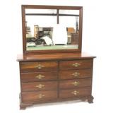 Young Hinkle double dresser with mirror