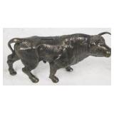 Cast Iron Bull Bank