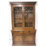 English bookcase - two part